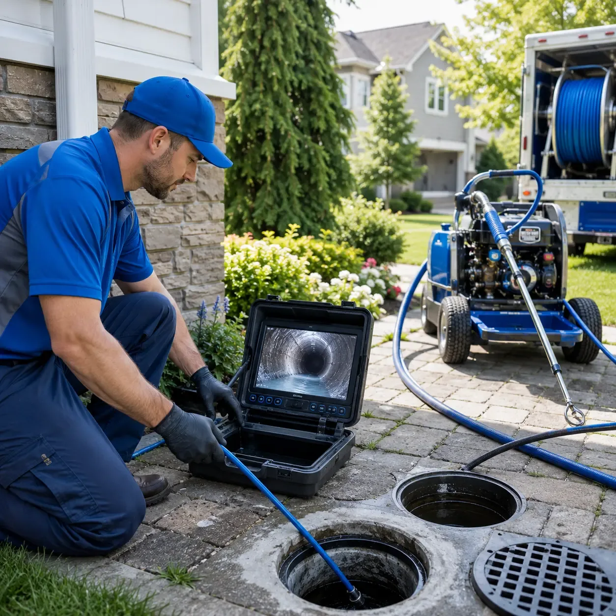 Outdoor drain cleaning professionals serving Owego, NY